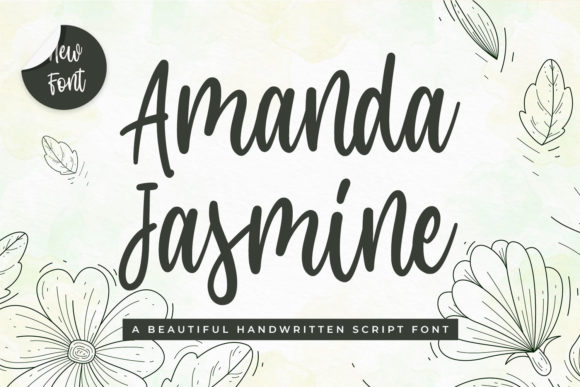 Amanda Jasmine Font for Branding