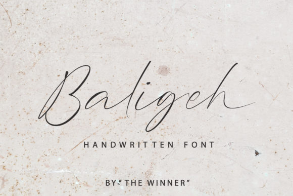 Baligeh: A Handwritten Font for Clear Campaigns