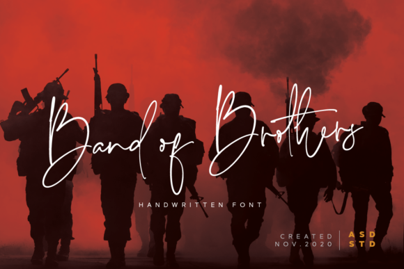 Band of Brothers Font for Strong Branding