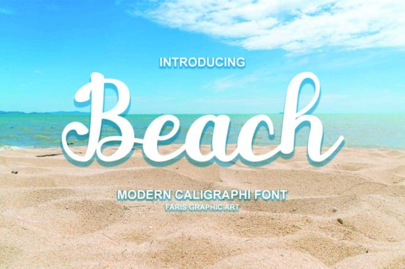 Beach Font: A Handwritten Typeface for Warm Branding