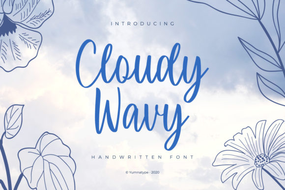 Cloudy Wavy: A Handwritten Font for Editorial Design