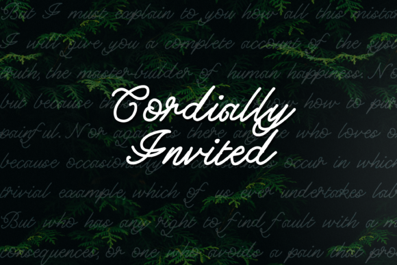 Cordially Invited: A Handwritten Font for Makers