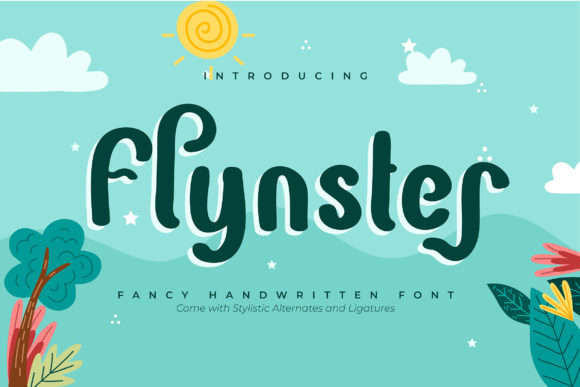 Flynster: A Versatile Handwritten Font for Crafters