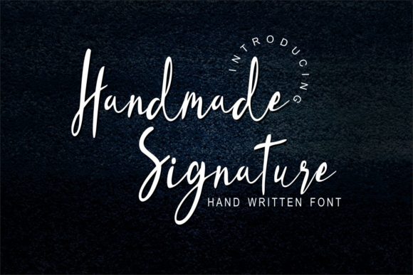 Handmade Signature Font for Marketers