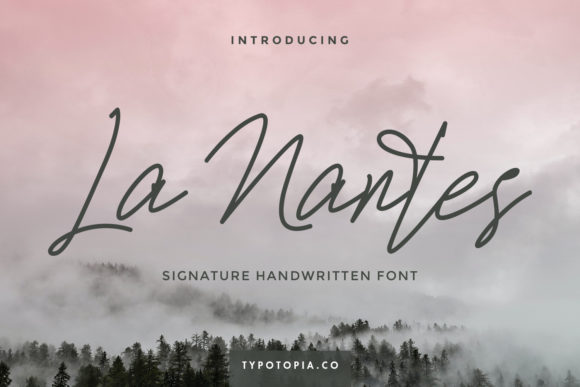La Nantes: A Handwritten Font for Branding