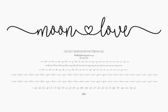 Moonlove Font Review for Campaign Design