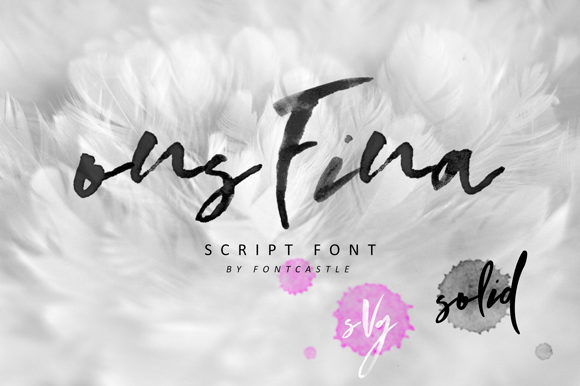 OnsFina: A Handwritten Font for Bold Campaigns