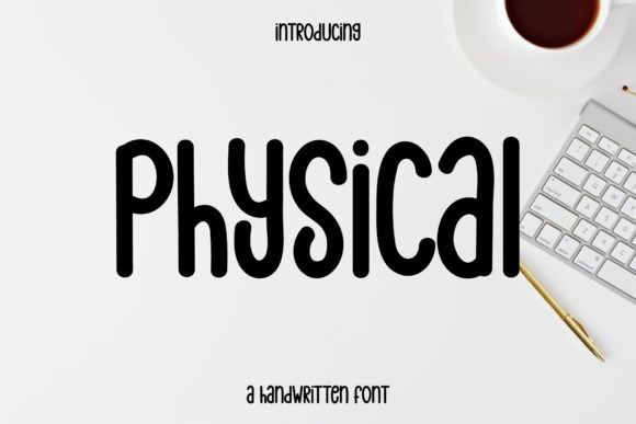 Physical Font: A Handwritten Typeface for Editorial Design