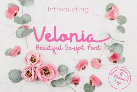 Velonia: A Handwritten Font for Editorial Design