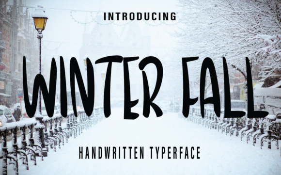 Winter Fall: A Handwritten Font for Clean Branding
